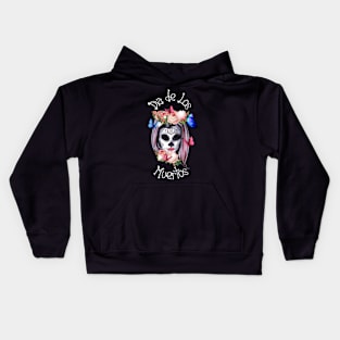 Dia de los Muertos- Sugar Candy Skull Kids Hoodie